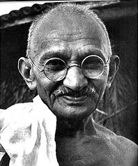 Click to learn more about Mohandas Gandhi